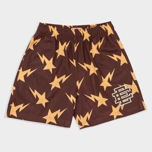 🤎 | Eric Emanuel EE X Bape Miami Basic Shorts [ SALE ]